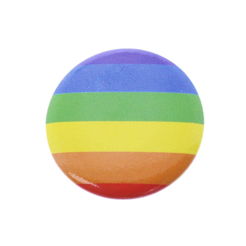 Zac's Alter Ego - Rainbow Badge/button - Multicolours